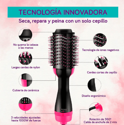 Cepillo One-Step 3 en 1 Voluminizador