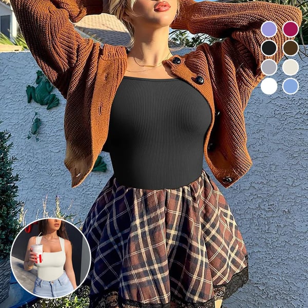 🔥Dernier jour✨ – BodyShape gainant sans manches avec contrôle abdominal