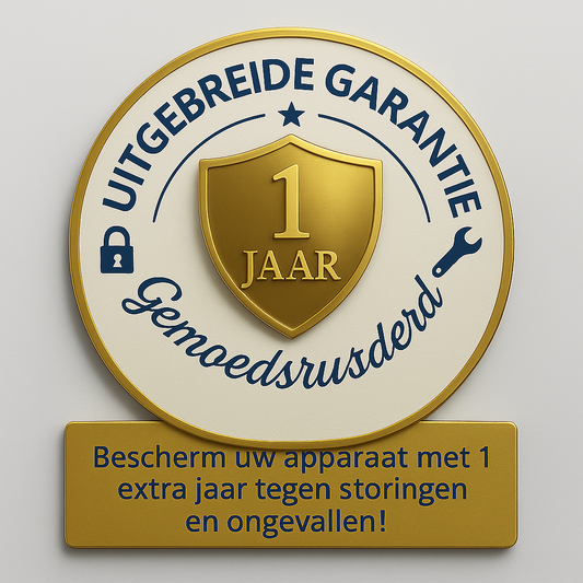 Garantieverlenging van 1 jaar