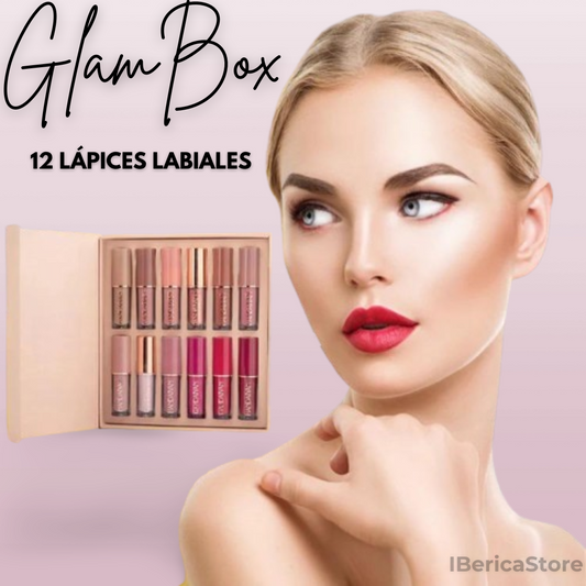 GlamBox™ - Set de 12 Pintalabios Exclusivos