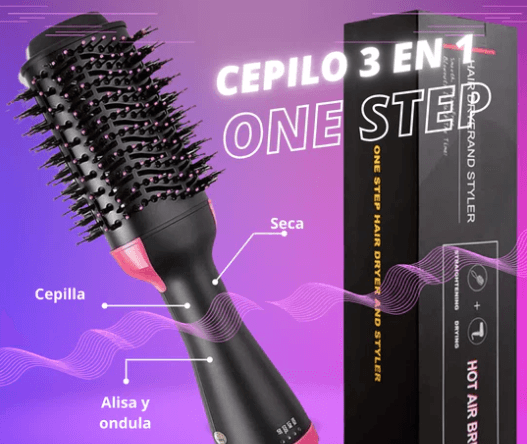 Cepillo One-Step 3 en 1 Voluminizador